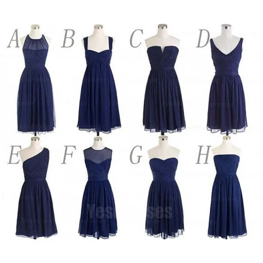 Navy bridesmaid dresses, cheap bridesmaid dresses, bridesmaid dresses,16327