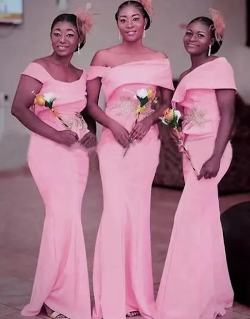 Pink Bridesmaid Dresses for Wedding Party