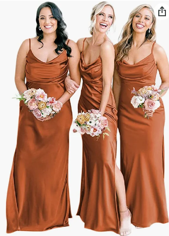 Spaghetti Straps Bridesmaid Dresses for Wedding Party