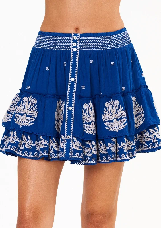 Mabe Embroidered Mini Skirt